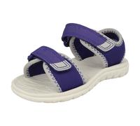 Enfants Clarks Léger Crochet et Boucle Textile Sandales Surfing Vague T