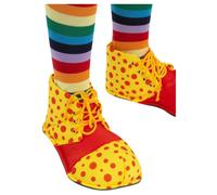 Enfants Clown Chaussure Housses Nez Rouge Jour Garçons Filles Déguisement Cirque