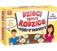 Enfants Contre Parents. Bonnes Manières Jeu De Famille Kangourou