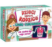Enfants Contre Parents. Corps Humain Kangourou Jeu De Famille