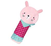 Enfants Coussin de Ceinture de Sécurité Protège Ceinture de Sécurité en Coton Confort Coussin Dépaule pour Voiture Amovible Style Animal Cartoon Housse Coussin Sécurité de Voiture Lavable (lapin)