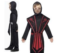 Enfants Déguisement Garçons Ninja Guerrier Costume Garçon Par Smiffys