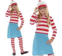 Enfants Déguisement Où Est Wally Wenda Déguisement Wally Costume Par Smiffys