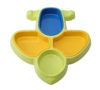 Enfants Dessin Animé Mignon Avion Style Plaque Petits Enfants Solide Multi Fun Intéressant Solide Gomme Plaque Bébé Vaisselle Lava1