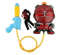 Enfants enfants d'été extérieur longue gamme jouent jouet sac à dos pistolet à pistolet jaune hippo écureuil (Spiderman)