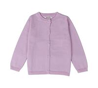 Enfants Enfants Filles Vêtements Tricotés Colorés Solide Pull Cardigan Manteau Hauts Gilets de Sécurité pour Enfants, lilas, 3-4 ans