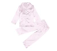 Enfants Ensembles de Pyjama Court T-Shirt et Short Tops Col Rond+Shorts Imprimé 2 Pièces en Soie Boutonné Manches Courtes té Coton Mignonne Dinosaure Bébé Four Seasons