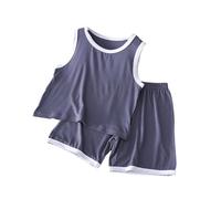 Enfants Ensembles de Pyjama Court T Shirt Tops et Pjs Shorts T-Shirt Manches Courtes Pyjamas Longues Vêtements Enfant Fille Ado Coton 2 Pièces Pyjashort Set pour 2-10 Ans