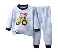 Enfants Ensembles De Pyjamas Pyjamas pour Garçons Pyjama Garçon Confortable Jeunes Enfants Unisexe Loungewear Chaud Manches Longues Impression De Dessin Vêtements D'intérieur
