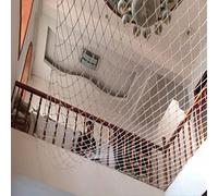 Enfants Escaliers Garde-corps Filet, Filet De Sécurité De Garde-Corps, Filet De Protection En Nylon pour Aire De Jeux Intérieur Extérieur Balcon Fenêtre Clôture De Jardin Filet De Rail De Sécurité, Pe