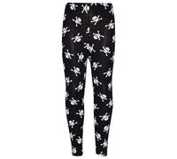 Enfants Filles Crâne Crop Top Imprimé Leggings Patineuse Halloween 7-13 Ans