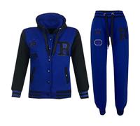 Enfants Filles Garçons Baseball Survêtement Nyc Fox Veste Pantalon Bas Jogging