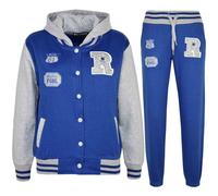 Enfants Filles Garçons Baseball Survêtement Nyc Fox Veste Pantalon Bas Jogging