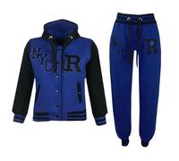 Enfants Filles Garçons Baseball Survêtement Nyc Fox Veste Pantalon Bas Jogging