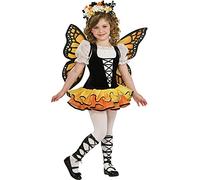 Enfants Filles Papillon Jaune + Ailes Fée Animal Mini Bête Costume Déguisement 1-10 an - Jaune/Noir, 11-12 Years
