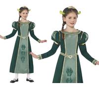 Enfants Filles sous Licence Fiona De Shrek Costume Déguisement Par Smiffys