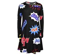 Enfants Filles Spicy Imprimé Robe Balançoire 3-13 Ans 11-12 ans