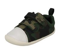 Enfants Garçons Filles Clarks avant Marche Crochet et Boucle Chaussures Bride -
