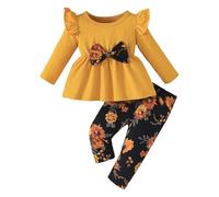 Enfants Garçons Filles Survêtement Joggers Automne Sportwear Ensemble Fille 2 Pièces Costume Street Dance Outfit Plaine Top Bottoms Jogging Sweatshirt+Pantalon de Sport Cadeau et Ado 3-14 Ans