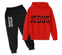 Enfants Garçons Filles Survêtement Joggers Automne Sportwear Vêtements Mode Enfant Costume Street Dance Outfit Suit Pratique et Confortable Sweatshirt+Pantalon de Sport Hiver