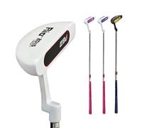 Enfants Golf Putter Junior School Practice Putters Apprentissage Golf Club Putters Swing Putter pour 3-12 Age Garçons Filles (Blanc Rose,9-12 Ans)