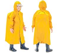 Enfants Imperméables Fille Poncho de Pluie Manteaux Transparente Veste à Capuche Réutilisable Cape Vêtements Léger Vestes Dessin Animé Sans Motif Simple Conception