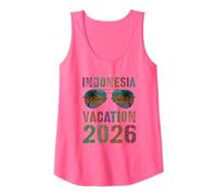Enfants Indonésie Vacances 2026 Voyage Plage Vacay Assorti Débardeur