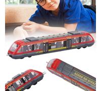 Enfants Jouets éducatifs simulation alliage cerveau modèle voiture jouet cadeau d'anniversaire pour les enfants (rouge)