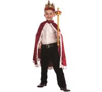 Enfants King Robe Et Couronne Déguisement Par Habillage Amérique Taille Unique