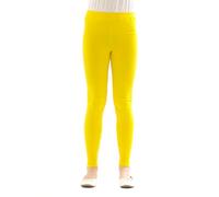 Enfants Leggings Filles Longue Opaque en Coton Pantalon garçons - Jaune, 158 cm