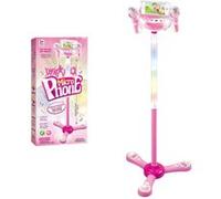 Enfants machine karaoké avec 2 micros réglable Musique Stand Play Set Jouets Rose G