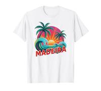 Enfants Madeira Anniversaire Voyage en Europe Été Maman Vacances Famille T-Shirt