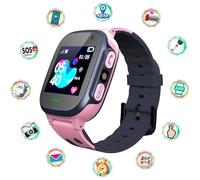 Enfants Montre Intelligent,1.44"" Touchscreen Kids Musique Watch Téléphone avec Jeu pour Enfants avec Calculatrice Caméra SIM - Rose
