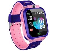 Enfants Montre Intelligente GPS Localisateur WiFi Tracker SOS Appel Android Montre connectée pour enfant - ROSE