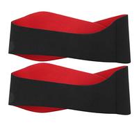 Enfants nageant imperméable Protection d'oreille Bandeau de protection oreille à l'amortisseur confortable pour les sports de yoga à eau, Néoprène 3 couleurs 2pcs (Black)