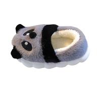 Enfants Pantoufles Panda en Peluche Intérieur Chaude Pantoufles De Maison Chaussons En Coton Semelle Antidérapante Pour La Chambre À Coucher Automne Et Hiver 34