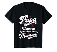 Enfants Papa veux-tu épouser maman T-Shirt
