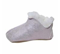 Enfants Peau de Mouton Chaussons Bali Paillettes Chaud Doux Douillet Fille