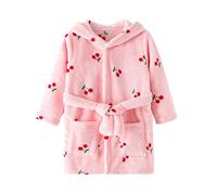 Enfants Peignoir Mignon - Peignoir à Capuche en Flanelle Automne Hiver Tee Shirt Sets Mignonne PèRe NoëL Dinosaure Doux Tenue 2 Pieces Enfant en Bas âGe Deux PièCes Cadeau pour Fille Et Adolescente