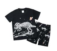 Enfants Pyjama Ensembles 2 Pcs Ensemble T-Shirt et Short Vêtement Bébé Garçon Manches Courtes Enfant Imprimé Pyjamas Vêtements Casual Coton Léger Cadeau Fille Ado