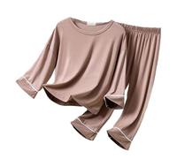 Enfants Pyjamas Ensemble Pyjama Court Enfant Fille Vêtement Bébé Garçon Eté vêtements d'été Manches Courtes Casual T-Shirt Crop Top Short pour Bambin 1-5 Ans