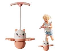 Enfants Rebondissant Balles, Boule De Saut Avec Poignée - Boule De Pédale Jumper Drôle Avec Poignée Pour Garçons - Conception En Forme D'animaux De Dessin Animé, Jouets D'équilibrage Pour Enfants