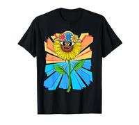 Enfants Rétro Tournesols Fille Adolescent T-Shirt