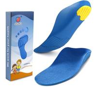 enfants semelles orthopédiques soutien voûte plantaire, semelles de soutien de la voûte plantaire pour pieds plats, fasciite plantaire, soulagement des douleurs au talon Bleu