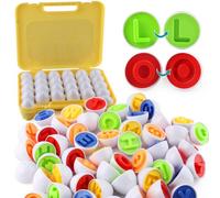 Enfants Simulation Oeufs Jouet Anglais Lettre Correspondant Oeuf Assemblee Jouet Graphique Cognitif Jouet