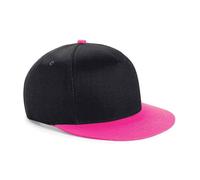 Enfants Snapback Deux Ton Baseball Chapeau Beechfield Garçon Fille Jeunes Cotton