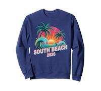 Enfants South Beach 2026 Voyage Plage Vacay Assorti BFF Maman Sweatshirt