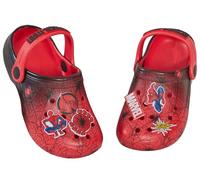 Enfants Spidey et Ses Incroyables Amis Spiderman Sabots Sandales avec Breloques Badges curseurs d'été avec Bride à la Cheville Chaussures de Plage