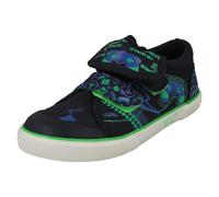 Enfants Startrite Niveau Dessus Décontracté Fermeture Scratch Toile Chaussures