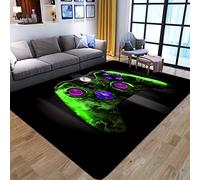 Enfants Tapis De Jeu Tapis De Salle De Jeux Dessin Animé 3D Imprimé Contrôleur De Jeu Carpet Maison Chambre Salon Rug De Sol Paillasson Mat Anti-dérapant(07,80 * 120cm)